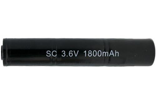 3.6 Volt NiCd Battery Stick (1800 mAh) for Flashlights (Streamlight Stinger HP, XT, PolyStinger) 3.6 Volt NiCd Battery Stick (1800 mAh) for Flashlights (Streamlight Stinger HP, XT, PolyStinger)