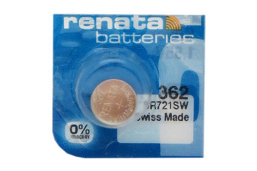 362 / 361 /SR721SW Renata Silver Oxide Button Battery 362 / 361 /SR721SW Renata Silver Oxide Button Battery