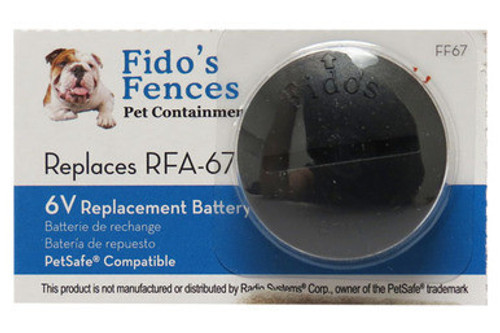 RFA-67 PetSafe Compatible Fence & Dog Collar Battery RFA-67 PetSafe Compatible Fence & Dog Collar Battery