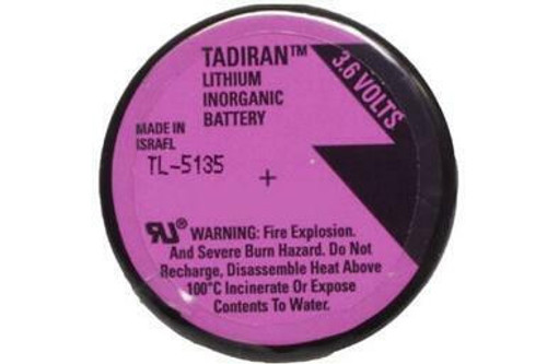 Tadiran TL-5135/P 3.6V 1/6D 1.7 Ah Lithium Battery w/ PC Pins Tadiran TL-5135/P 3.6V 1/6D 1.7 Ah Lithium Battery w/ PC Pins