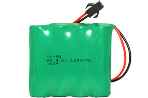 4.8 Volt NiMH Battery Pack (1800 mAh) with JST Connector 4.8 Volt NiMH Battery Pack (1800 mAh) with JST Connector