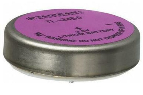 Tadiran TL-2450/P 3.6V 0.55 Ah Lithium Battery w/ PC Pins Tadiran TL-2450/P 3.6V 0.55 Ah Lithium Battery w/ PC Pins