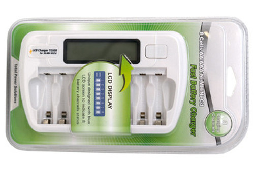 8 Bay AA / AAA LCD Smart Battery Charger 8 Bay AA / AAA LCD Smart Battery Charger