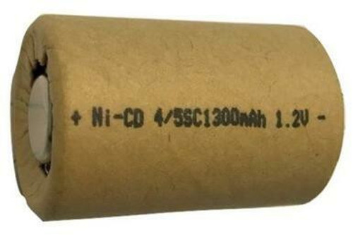 4/5 Sub C 1300 mAh NiCd Battery (Paper Wrapped) 4/5 Sub C 1300 mAh NiCd Battery (Paper Wrapped)