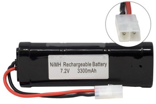 7.2 Volt NiMH Battery Pack (3300 mAh) with Tamiya Connector