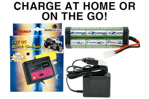 7.2 Volt NiMH Battery Pack (4200 mAh) + Wall Charger + Car Charger 7.2 Volt NiMH Battery Pack (4200 mAh) + Wall Charger + Car Charger