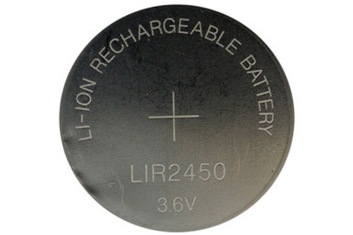 LIR2450 3.6 Volt Lithium Ion Button Battery LIR2450 3.6 Volt Lithium Ion Button Battery