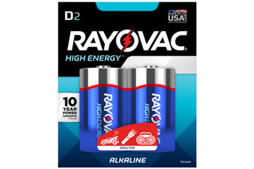 D Rayovac High Energy Batteries (2 Card) D Rayovac High Energy Batteries (2 Card)