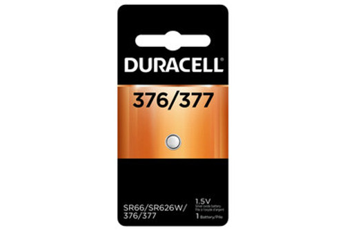 377 / 376 Duracell Silver Oxide Button Batteries (On a Card) 377 / 376 Duracell Silver Oxide Button Batteries (On a Card)