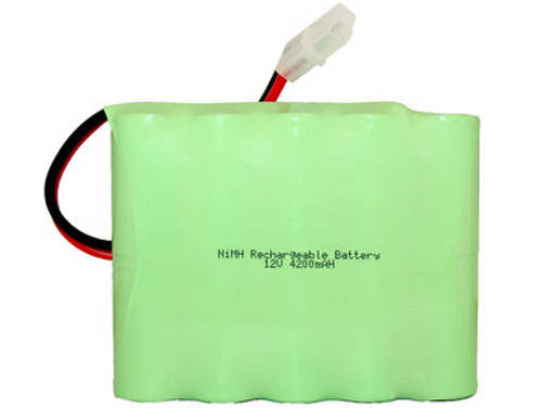 12 Volt NiMH Battery Pack (4200 mAh) with Tamiya Connector 12 Volt NiMH Battery Pack (4200 mAh) with Tamiya Connector