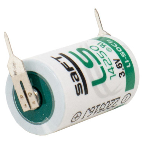 Saft LS14250 3.6V Lithium Battery w/ Solder pins Saft LS14250 3.6V Lithium Battery w/ Solder pins
