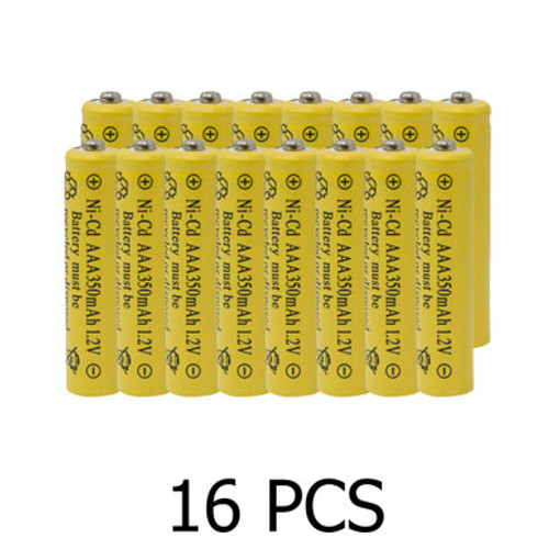 AAA NiCd 350mAh Batteries (Box of 16)
