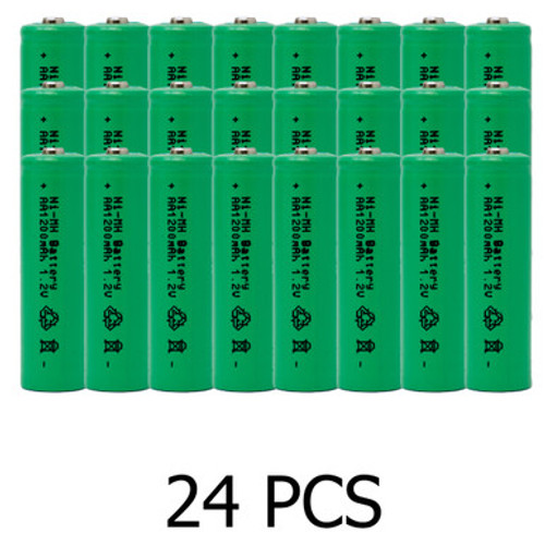 AA NiMH 1200 mAh Rechargeable Batteries (Box of 24) AA NiMH 1200 mAh Rechargeable Batteries (Box of 24)