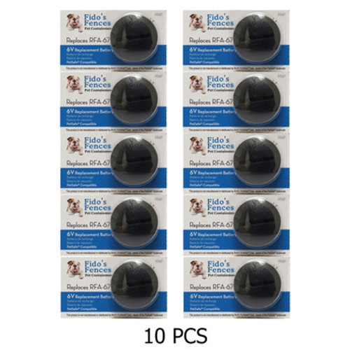 RFA-67 PetSafe Compatible Fence & Dog Collar Batteries (Box of 10) RFA-67 PetSafe Compatible Fence & Dog Collar Batteries (Box of 10)