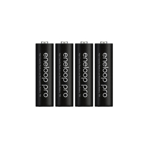 AA NiMH Panasonic Eneloop Pro Rechargeable Batteries (4 Card) AA NiMH Panasonic Eneloop Pro Rechargeable Batteries (4 Card)