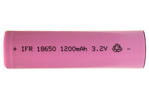 3.2 Volt 18650 LiFePO4 1200mAh Batteries (Box of 8) 3.2 Volt 18650 LiFePO4 1200mAh Batteries (Box of 8)