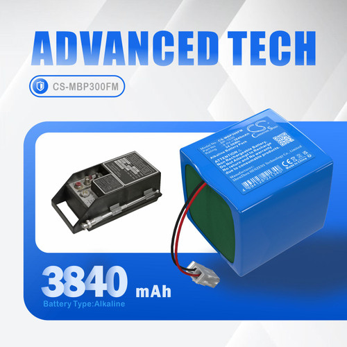 Replacement Battery for  Merl Pointer 3000 ELT Emergency Locator, Alkaline 9V