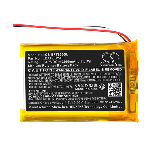 Replacement Battery for Eufy SpaceView Baby Monitor E110, Li-Polymer 3000mAh