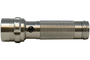 14 Head LED Ultra Bright Gun Metal Flashlight