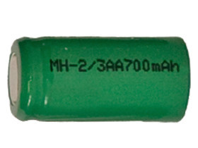 2/3 AA NiMH Flat Top Battery (700 mAh)