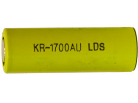 A Sanyo (KR-1700AU) NiCd Flat Top Battery (1700 mAh)