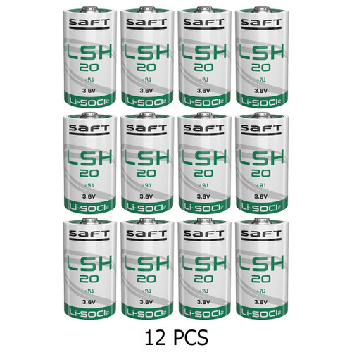 12-Pack Saft LSH20 3.6 Volt D 13000 Wholesale & direct to consumer