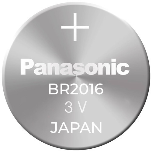 5-Pack BR2016 Panasonic 3 Volt Lithium Coin Cell Battery