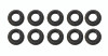 Moroso 5/16in-24 12 Point Black Oxide Flange Nut  - 10 Pack - 38839 User 1