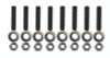 Moroso Pontiac Valve Cover Stud Kit w/ Broached Studs/Washers/Nylock Nuts - 38850 User 1