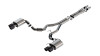 Borla 2024 Ford Mustang GT 5.0L V8 3 in S-Type Catback Non-Active Exhaust- Carbon Fiber Quad Tip - 140969CFBA Photo - Primary