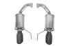 Roush 2024 Ford Mustang GT/EcoBoost Dual Tip Axle Back Exhaust w/ Black Tips - 422333-BLK