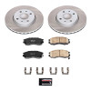 Power Stop 93-95 Eagle Summit Front Semi-Coated Rotor Kit - SC1090 Photo - Primary