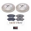 Power Stop 93-97 Toyota Corolla Front Semi-Coated Rotor Kit - SC1151 Photo - Primary