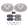 Power Stop 10-11 Saab 9-5 Front Semi-Coated Rotor Kit - SC5334 Photo - Primary