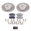 Power Stop 13-19 Nissan Sentra Front Semi-Coated Rotor Kit - SC6961 Photo - Primary
