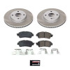 Power Stop 17-18 Toyota Yaris iA Front Semi-Coated Rotor Kit - SC7700 Photo - Primary