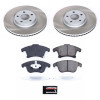 Power Stop 17-20 Lincoln MKZ Front Semi-Coated Rotor Kit - SC7885 Photo - Primary