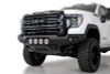 Addictive Desert Designs 20-23 GMC Sierra 2500/3500 Bomber Front Bumper - Black - F460014110103 Photo - Mounted