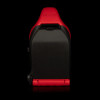BRAUM VIPER-X Series Sport Reclinable Seats Red Leatherette Black Trim