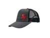 Akrapovic Logo Trucker Cap - Ash Grey / Black Mesh - 802282 User 1