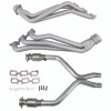 BBK 11-14 Ford Mustang V6 1-3/4 Long Tube Headers w/High Flow Catted X-Pipe (Ti Ceramic) - 16421 Photo - Primary
