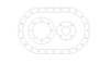 Cometic NASCAR .059in CFM-20 Fuel Cell Gasket Kit - C5507 Photo - Primary