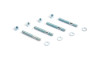 Cometic Carburetor Studs 2 1/2in Zinc Plated - Set of 4 With Washers and Nuts - CF1002 Photo - Primary