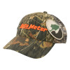 Autometer Hat Mesh Black w/ Velcro Hunting Camo Blaze Orange - 0444 Photo - Primary