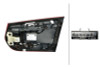 Hella 2012-2019 BMW 320i Left Tail Light - 012148431 Technical Drawing