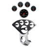Autometer Designer Black Direct Fit Dash Kit 55-59 Chevy Truck (1 x 3-3/8in. / 4 x 2-1/16in.) - 2208-06 Photo - Primary