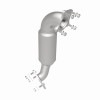 Magnaflow 16-18 Honda Civic L4 OEM Underbody Single Direct Fit Converter - 280120 360 Degree Image Set