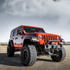 Progressive 07-18 Wrangler (JK) STR 46 Series 2.0 Smooth Body Front Shocks (Pair) - 1.5-3.0in - 46-2000 Photo - lifestyle view