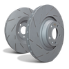 EBC 2020+ Tesla Model Y AWD Front USR Slotted Rotors - USR7905 User 1