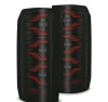 AlphaRex 87-96 Ford Bronco/F-150 Luxx-Series LED Tail Lights - Black Red - 658007 Photo - Primary
